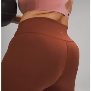 COPY - LULULEMON wunder train date high-rise tight 25” date brown leggings